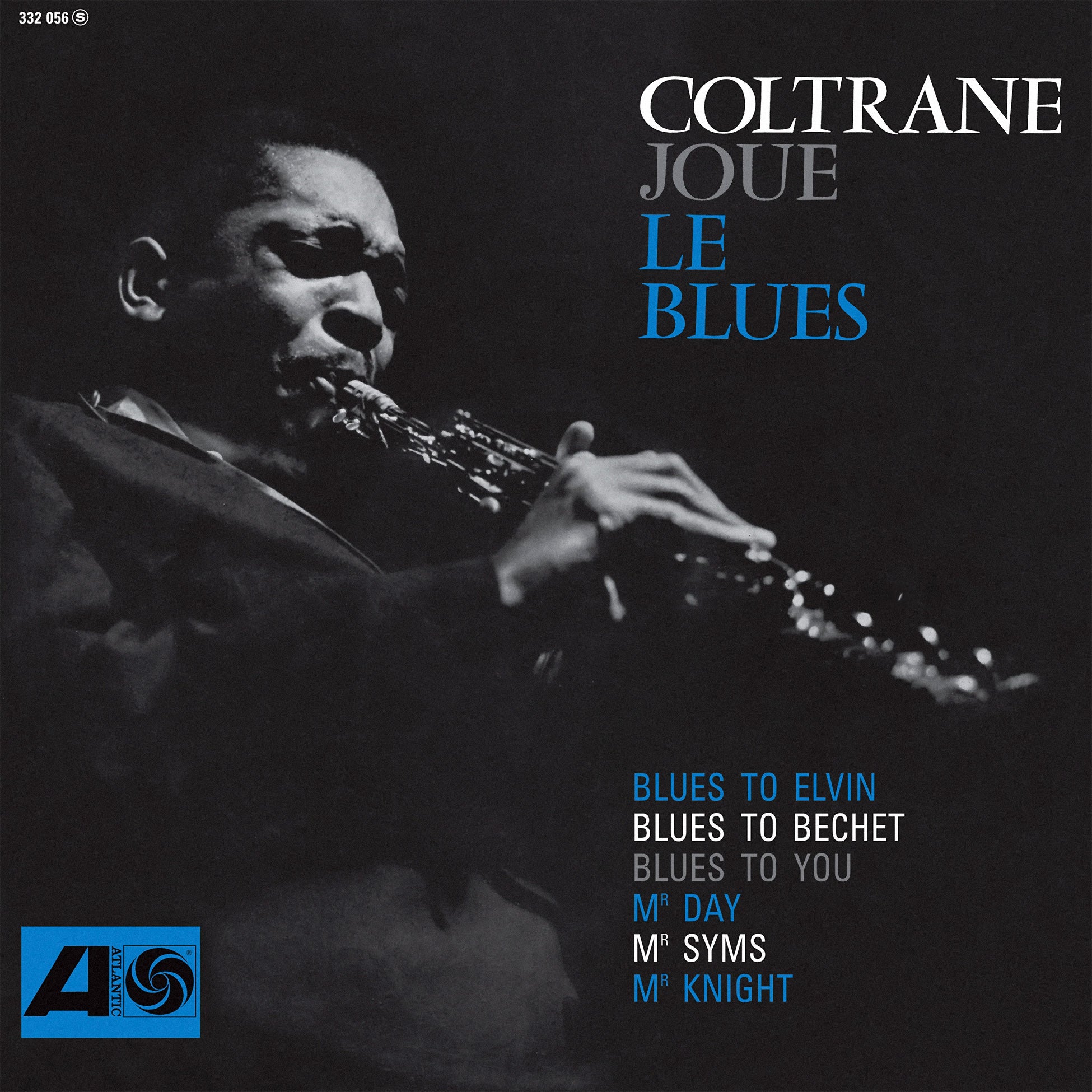 John Coltrane - Coltrane Plays the Blues album cover, 180g mono audiophile vinyl LP, Rhino High Fidelity tip-on gatefold with French alternate art - ToucanRecords.com