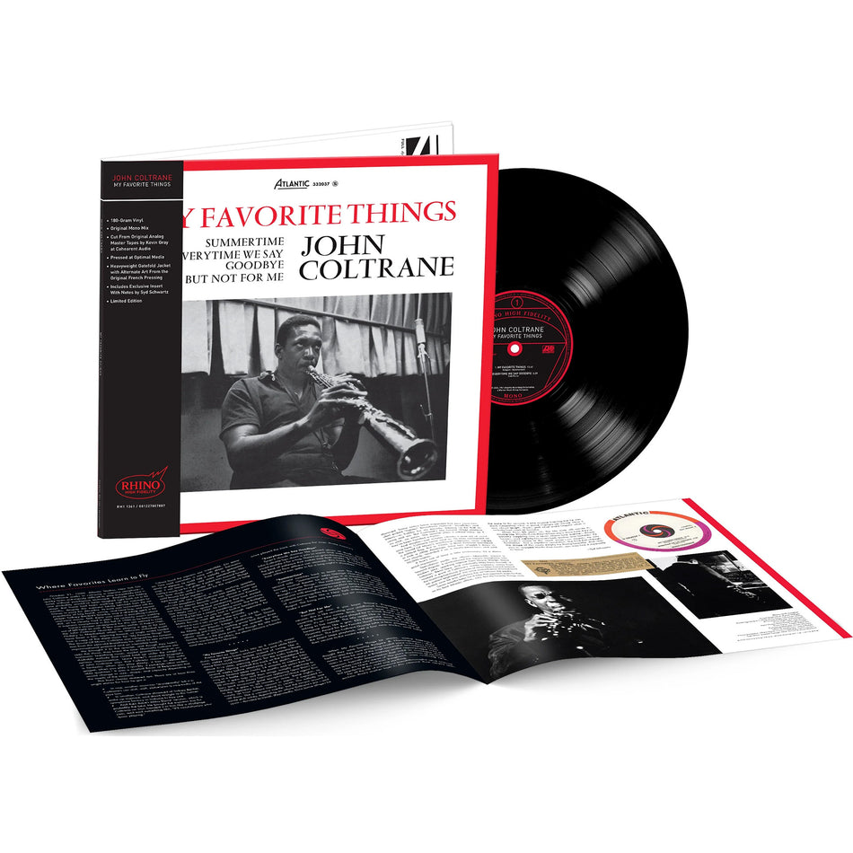 My Favorite Things Rhino High Fidelity LP packshot, Kevin Gray AAA cut, limited edition mono reissue - available at ToucanRecords.com