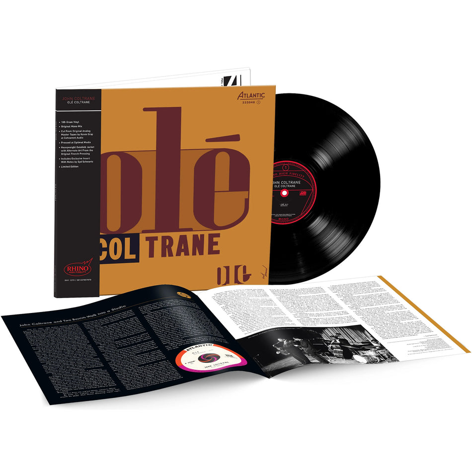 John Coltrane - Olé Coltrane vinyl packshot, SYEOR limited edition with obi strip, hard bop / post-bop classic audiophile reissue