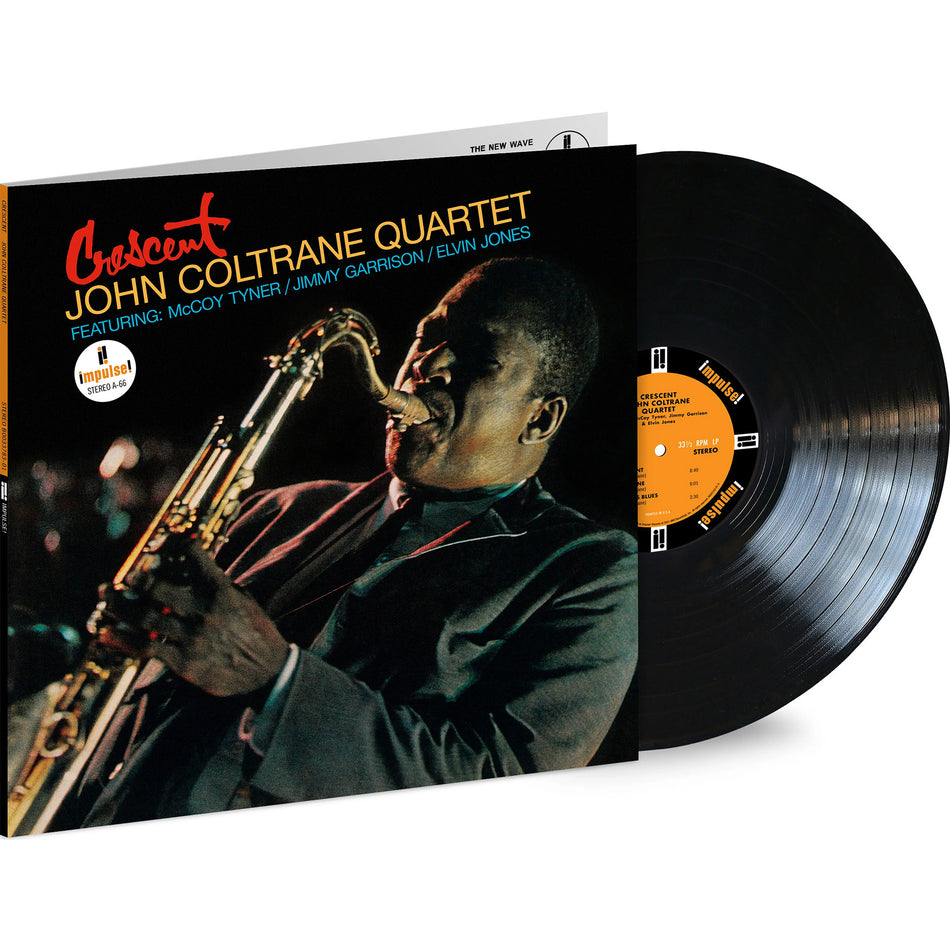 John Coltrane Quartet Crescent vinyl packshot, 180g audiophile black vinyl Acoustic Sounds Series, Quality Record Pressings - ToucanRecords.com