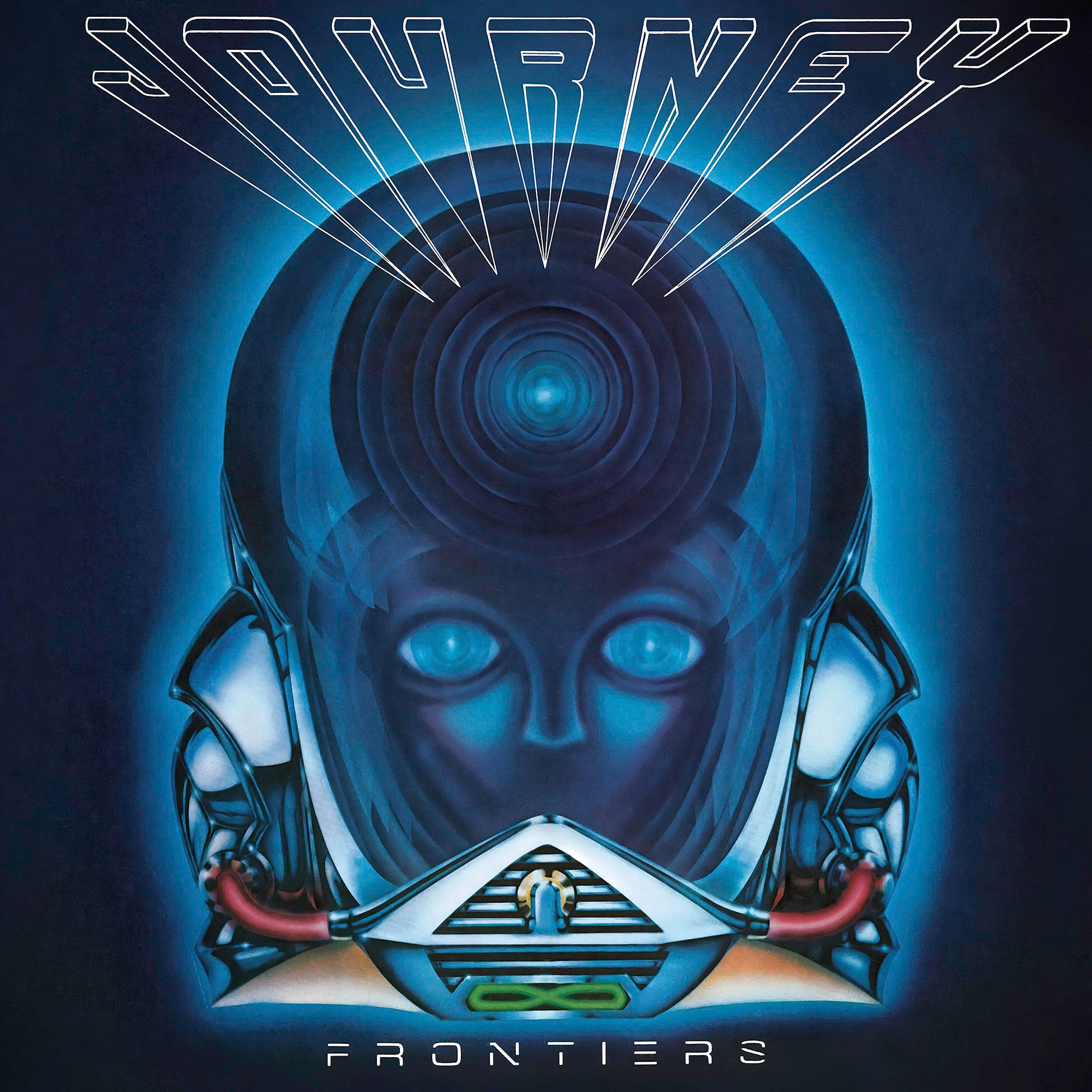 Journey Frontiers 40th Anniversary album cover black vinyl and bonus 7-inch single
