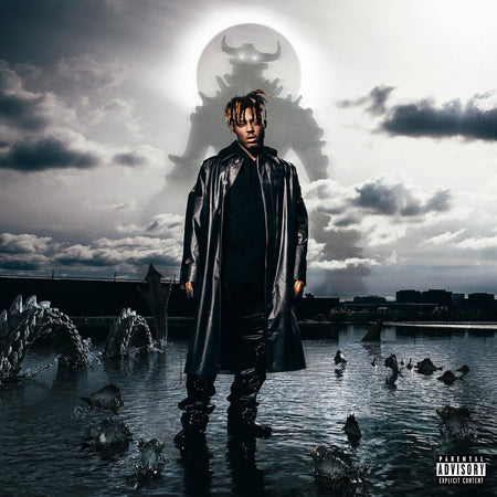 Juice WRLD - Fighting Demons album cover, 2 LP black vinyl, gatefold jacket – featured at ToucanRecords.com