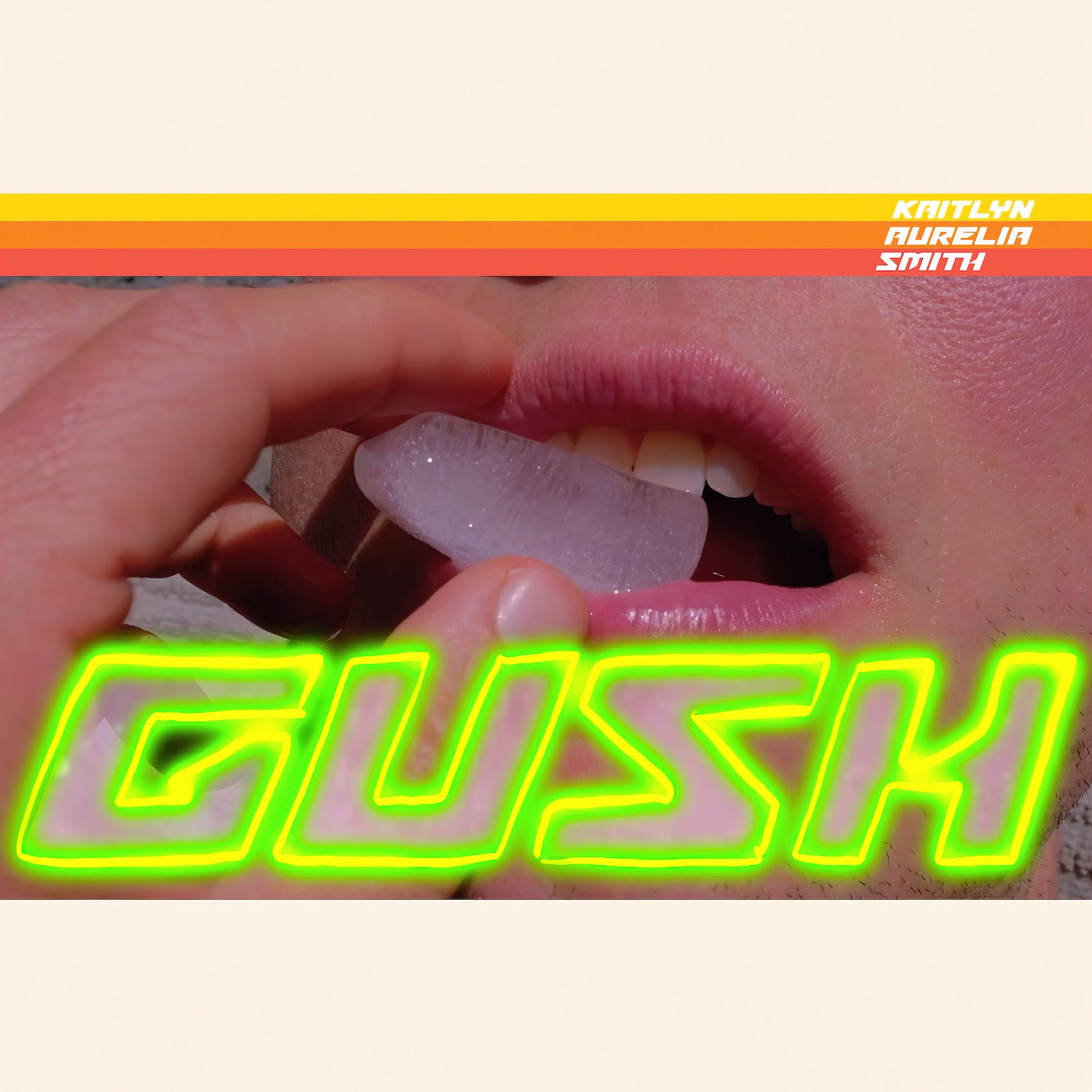 Kaitlyn Aurelia Smith - Gush album cover, black vinyl LP, ambient electronic release