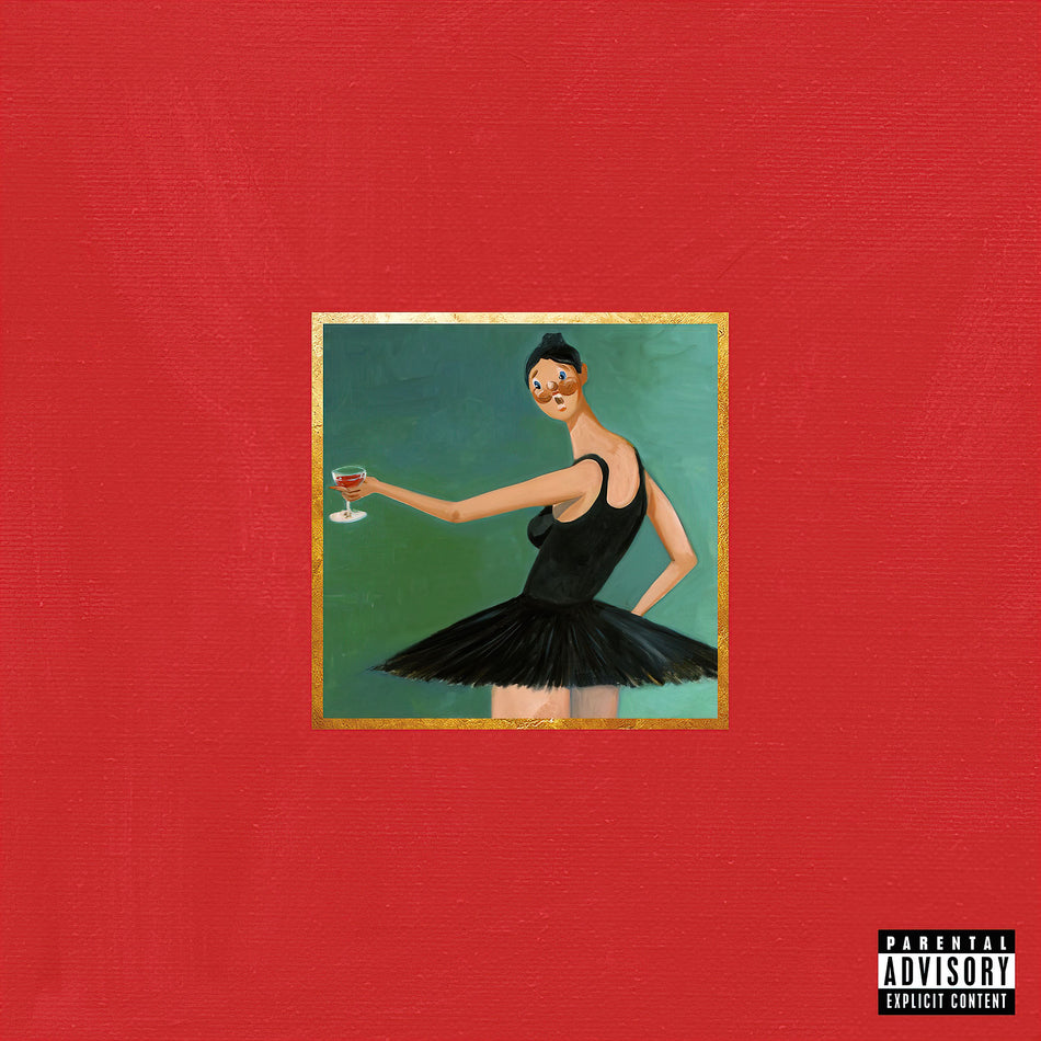 Kanye West, My Beautiful Dark Twisted Fantasy, 3 LP, Die-cut Gatefold, Poster, cover art, cover, album, vinyl,