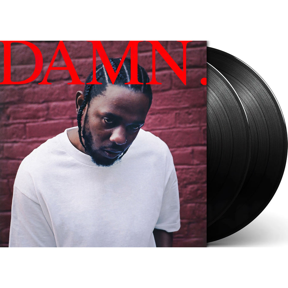 kendrick lamar damn, packshot, damn, kendrick lamar, album cover, album art, cover art, cover, vinyl,