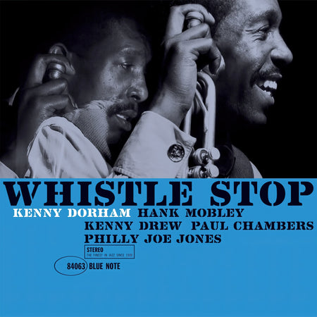 Kenny Dorham Whistle Stop album cover for Blue Note Classic Vinyl Series vinyl LP with hard bop tracks at ToucanRecords.com