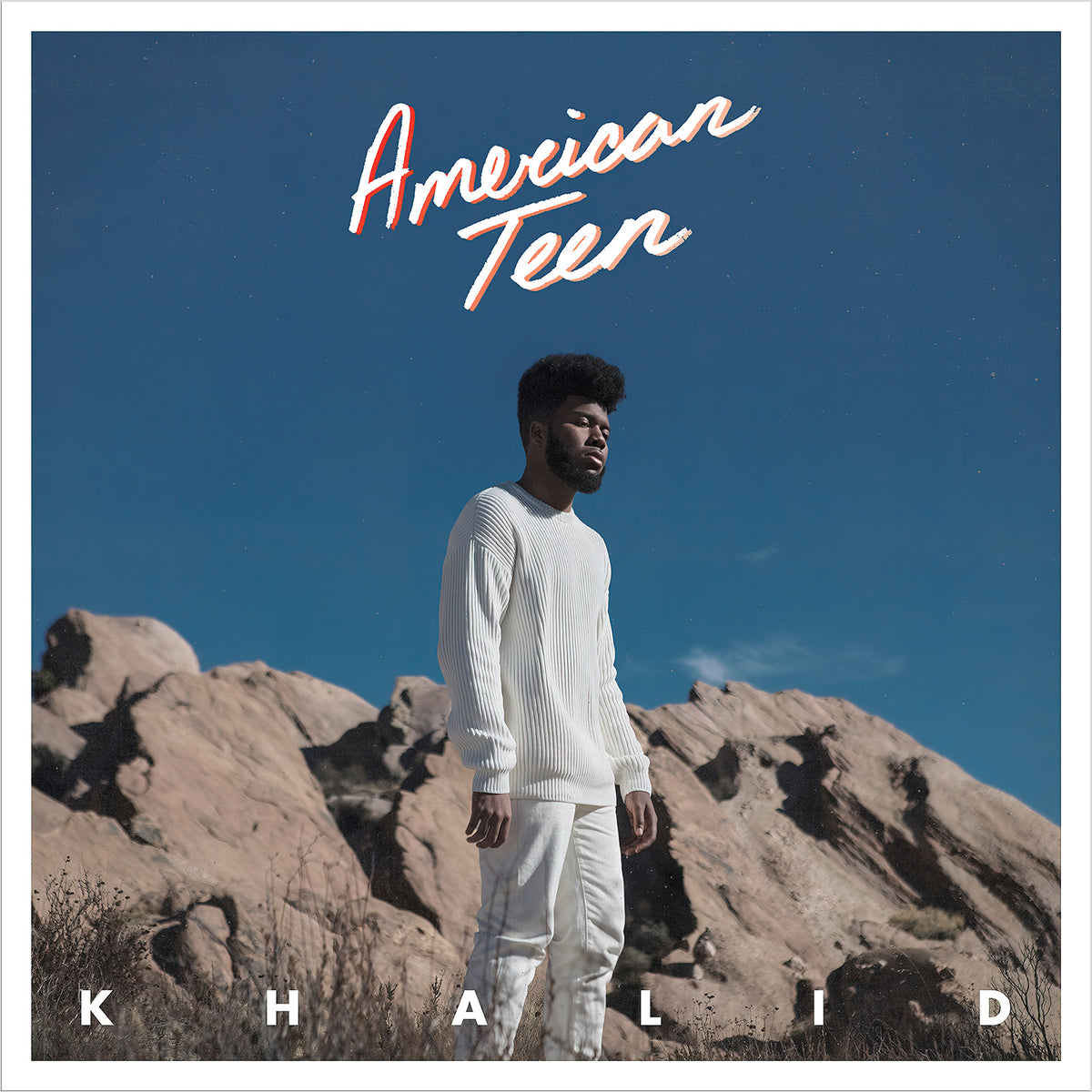 Khalid - American Teen album cover, debut pop-R&B vinyl pressing, gatefold jacket