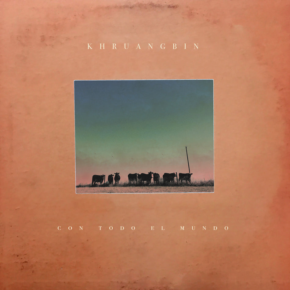 Khruangbin - Con Todo El Mundo album cover, black vinyl LP, instrumental psychedelic funk and world groove