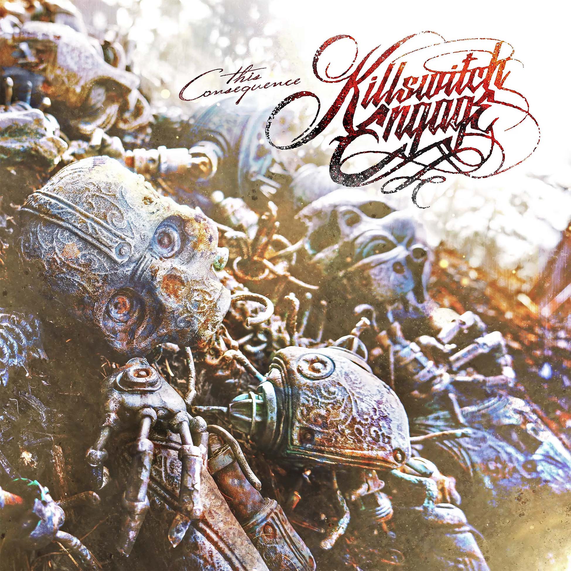 killswitch engage, this consequnce, limited edition, indie exclusive, indie retail exclusive, blood sunset, red vinyl, colored vinyl, album cover, album art, cover, cover art, vinyl,