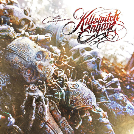 killswitch engage, this consequnce, limited edition, indie exclusive, indie retail exclusive, blood sunset, red vinyl, colored vinyl, album cover, album art, cover, cover art, vinyl,