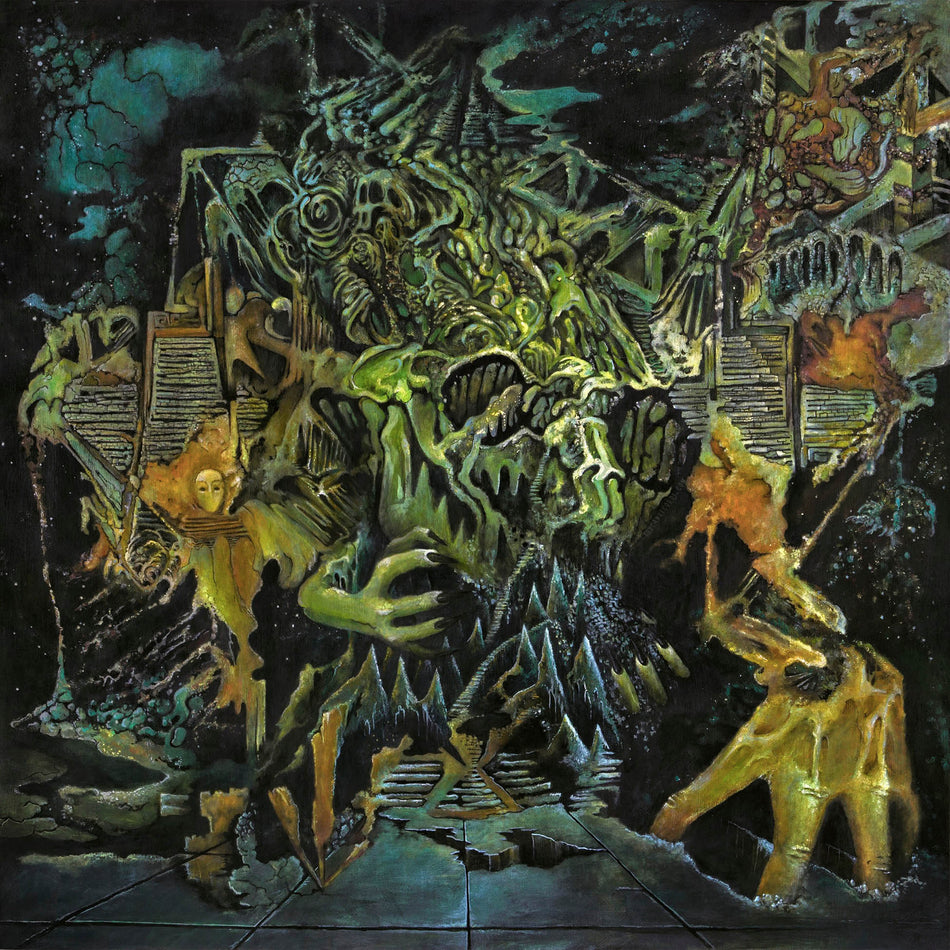 King Gizzard And The Lizard Wizard - Murder Of The Universe album cover, vomit splatter colored vinyl limited edition with 30-page storybook