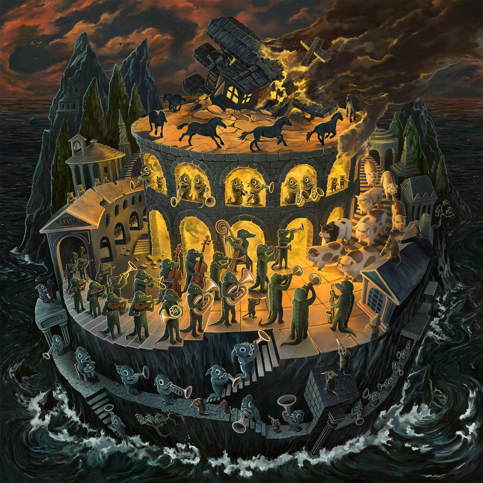 King Gizzard And The Lizard Wizard – Phantom Island album cover, deluxe edition 180g black vinyl LP, psychedelic rock 2023 release — available at ToucanRecords.com