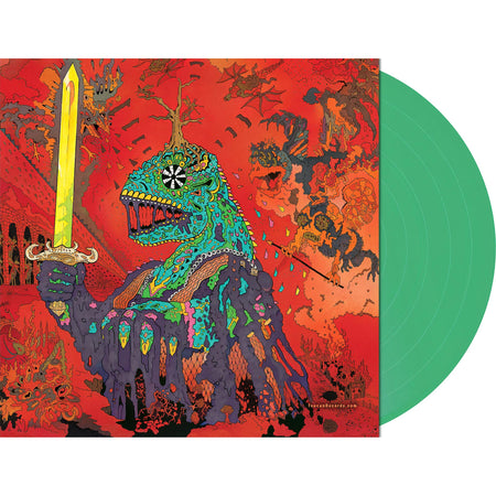King Gizzard & The Lizard Wizard - 12 Bar Bruise packshot, green vinyl indie exclusive pressing, lo-fi psych rock