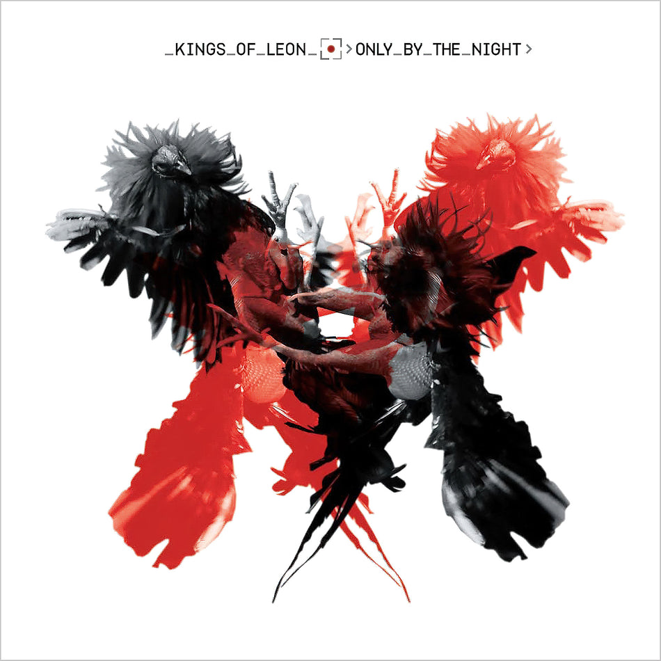 Kings Of Leon Only By The Night album cover, alternative rock 2LP vinyl with full 12-track import version