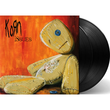 Korn - Issues packshot, 140g black vinyl pressing, a nu-metal classic album