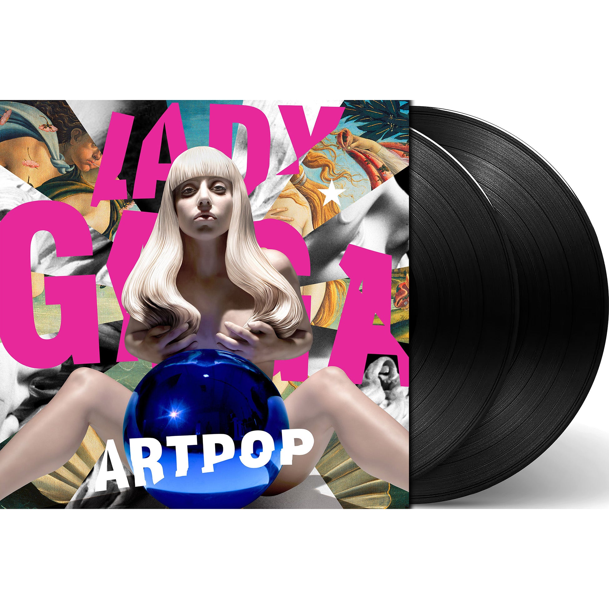 Lady Gaga - ARTPOP vinyl packshot, gatefold 2LP, EDM dance-pop era
