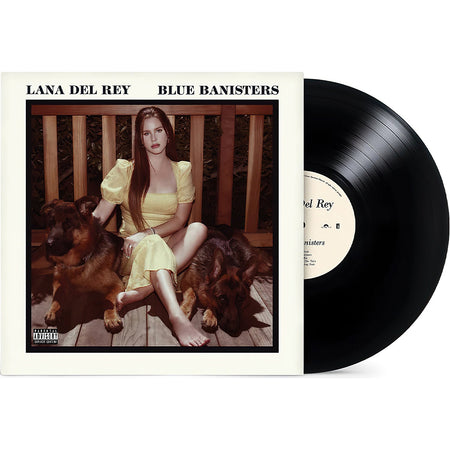 Blue Banisters vinyl record packshot, Lana Del Rey, baroque pop and singer-songwriter style