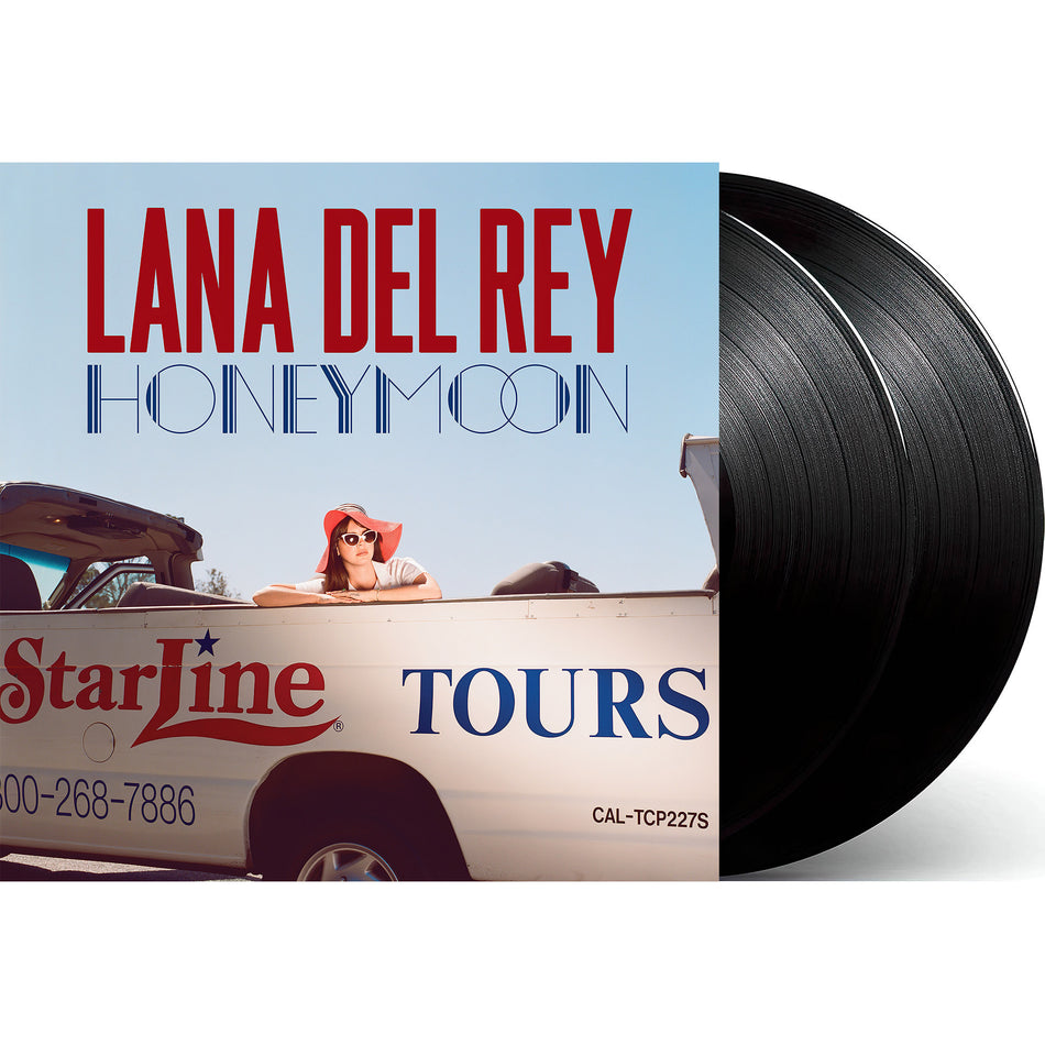 Lana Del Rey, Honeymoon, Black Vinyl, cover, cover art, vinyl, album art, packshot