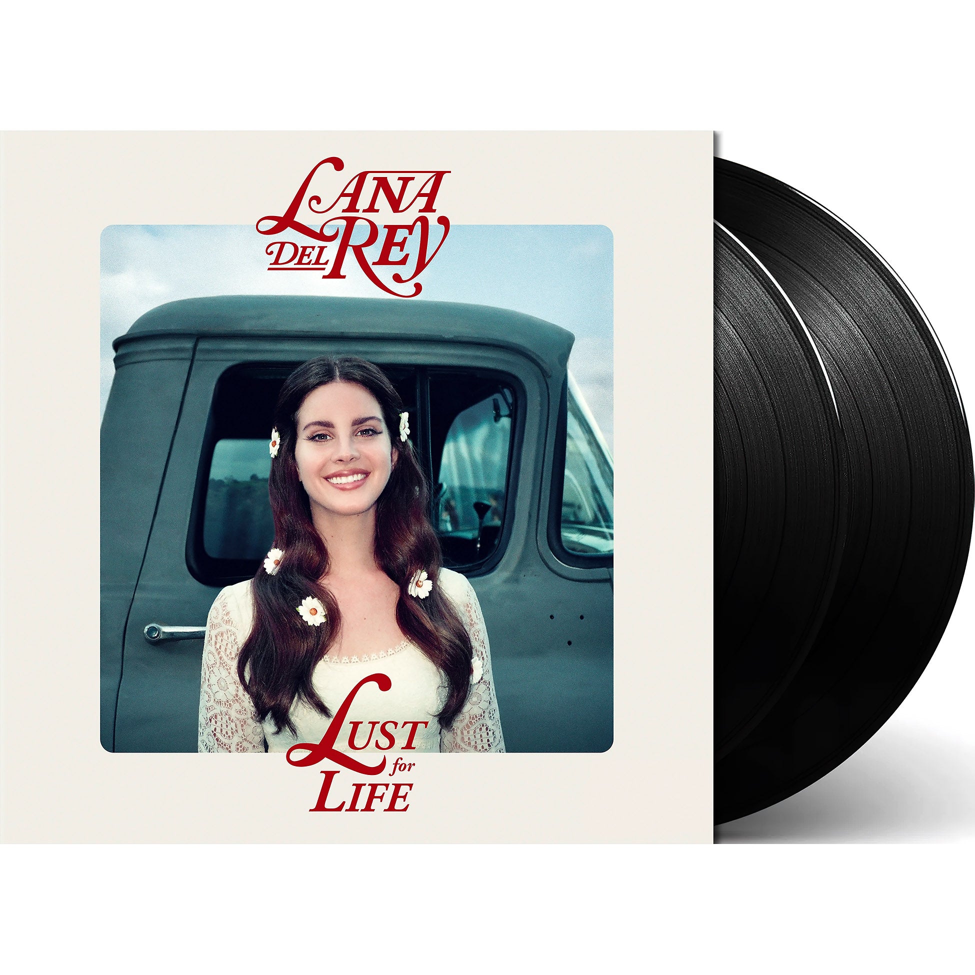 Lana Del Rey - Lust for Life packshot, 180-gram double LP gatefold with Stevie Nicks and A$AP Rocky collaborations, Billboard number one from 2017