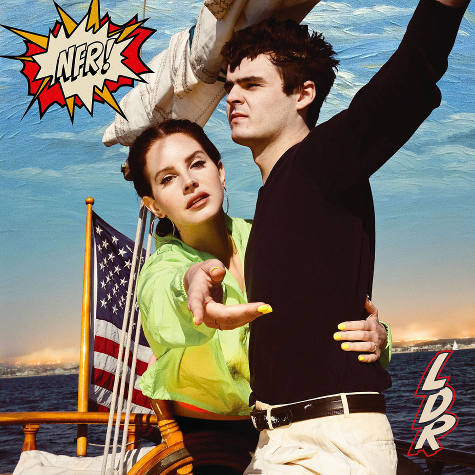 lana del rey, nfr, norman rockwell, album cover, album art, cover, cover art, vinyl, sailboat cover,