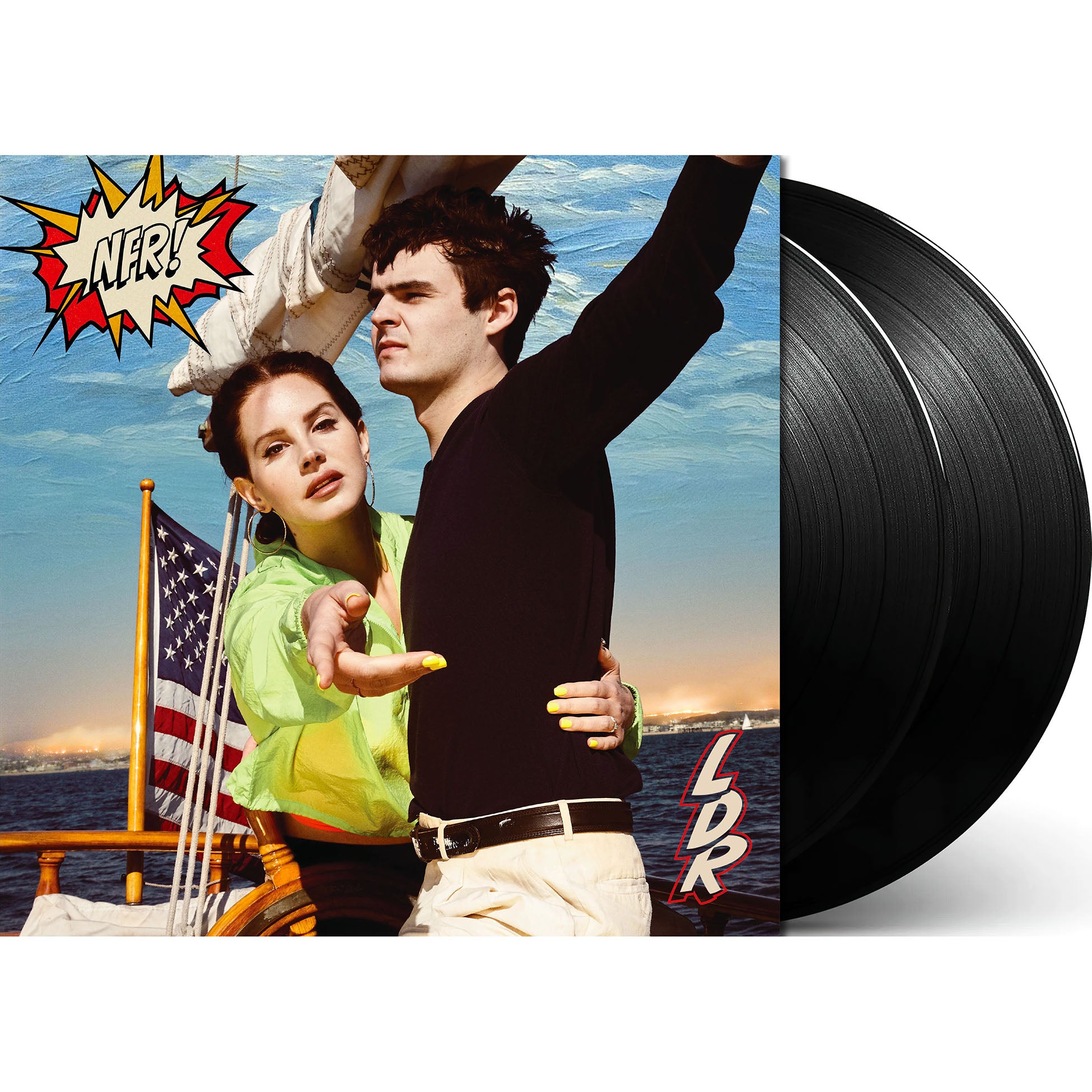 Lana Del Rey - NFR! packshot, 180-gram double LP gatefold with "Venice Bitch" and "Mariners Apartment Complex," Rolling Stone 500 Greatest Albums