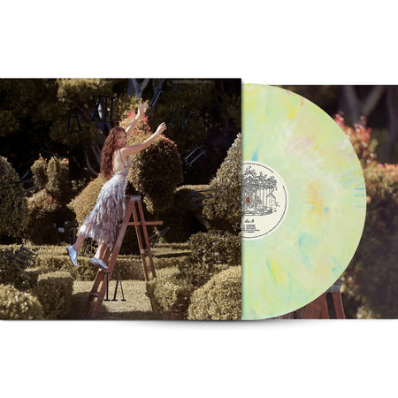Laufey - A Matter Of Time The Final Hour packshot, watercolor marble vinyl 2LP Deluxe Edition, jazz pop / chamber pop - shop at ToucanRecords.com