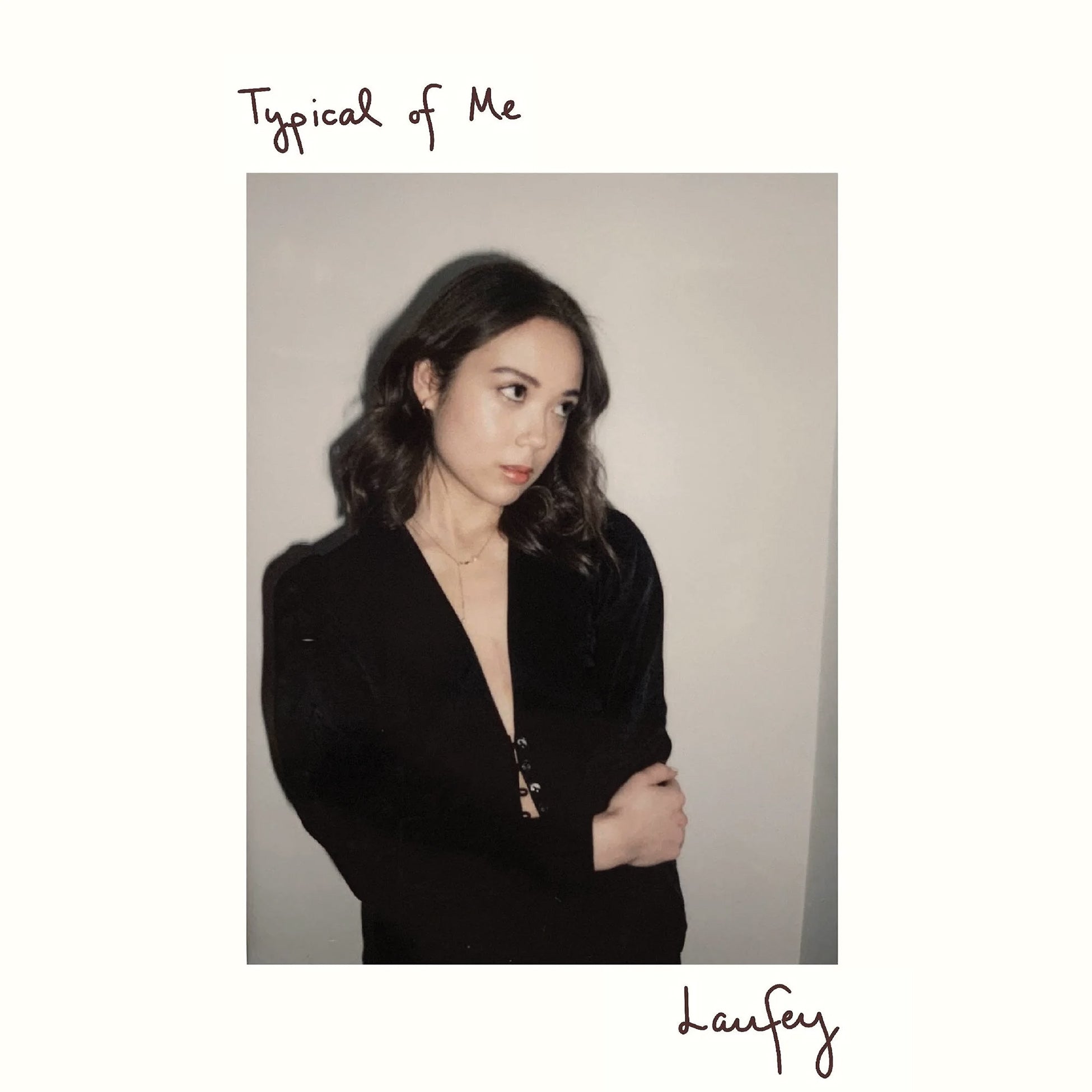 Laufey - Typical Of Me EP cover, 45 RPM black vinyl, jazz pop release