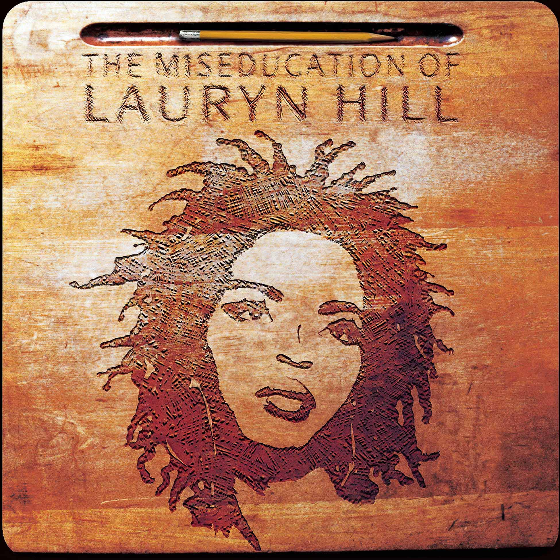 lauryn hill, miseducation, miseducaton of lauryn hill, cover, cover art, album cover, vinyl, school desk,