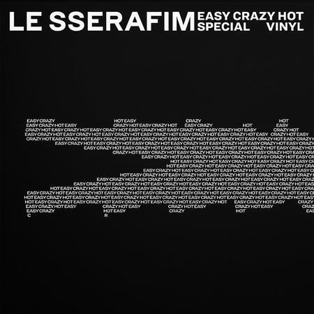 LE SSERAFIM - EAZY-CRAZY-HOT SPECIAL VINYL album cover, special edition LP with collectibles