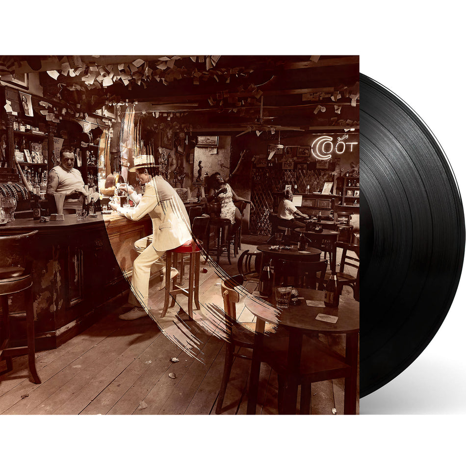 Led Zeppelin - In Through the Out Door 180g vinyl packshot, late-era classic rock album, unique paper bag design