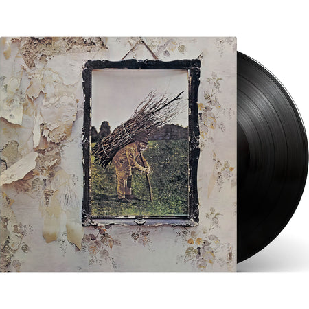 Led Zeppelin - Led Zeppelin IV vinyl packshot, heavyweight black pressing, legendary 1971 rock release