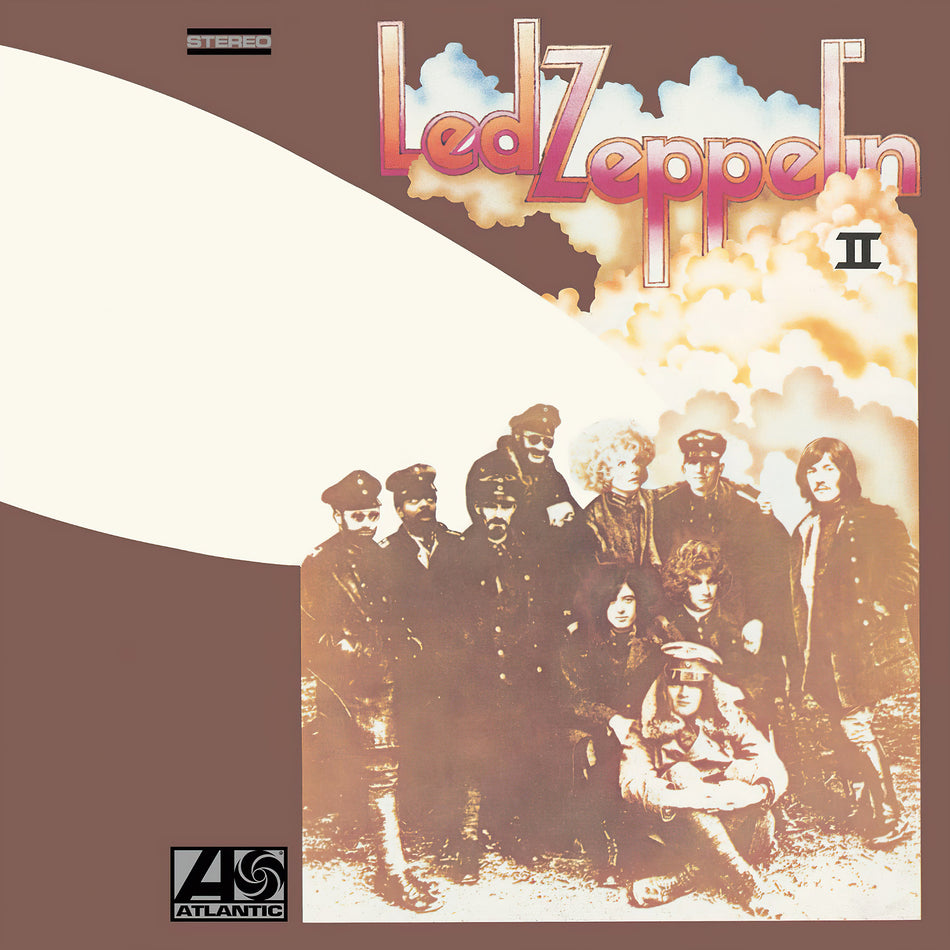 Led Zeppelin - Led Zeppelin II cover art, classic 1969 rock album, deluxe vinyl reissue