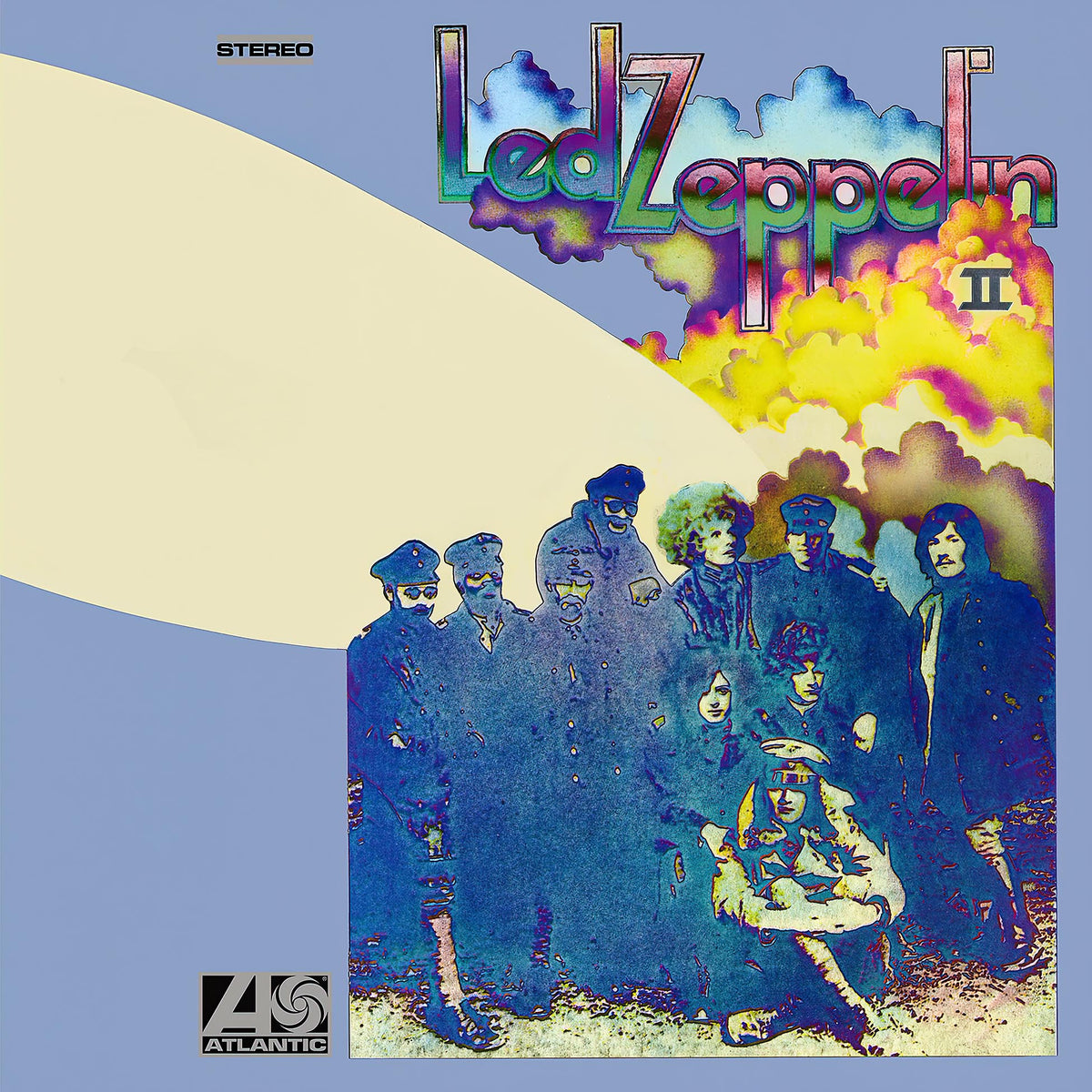 Led Zeppelin - Led Zeppelin II alternate cover art, classic 1969 rock album, deluxe vinyl reissue