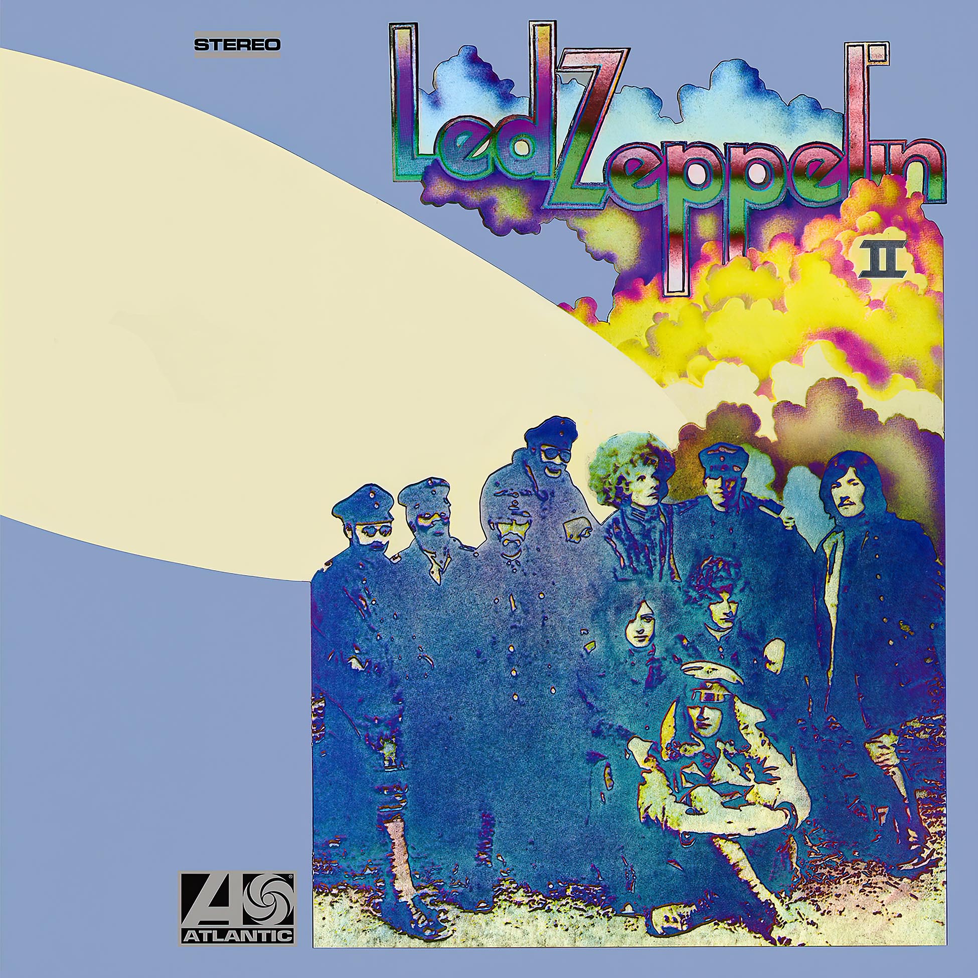 Led Zeppelin - Led Zeppelin II alternate cover art, classic 1969 rock album, deluxe vinyl reissue