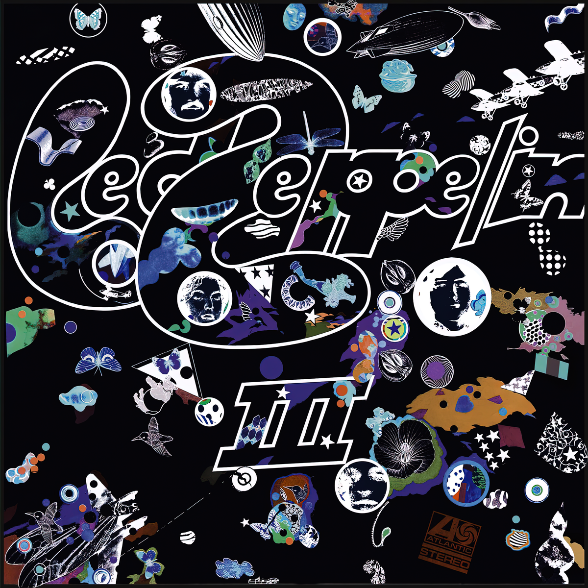 Led Zeppelin - Led Zeppelin III deluxe edition alternate album cover, 2 LP 180g black vinyl, rotating wheel sleeve