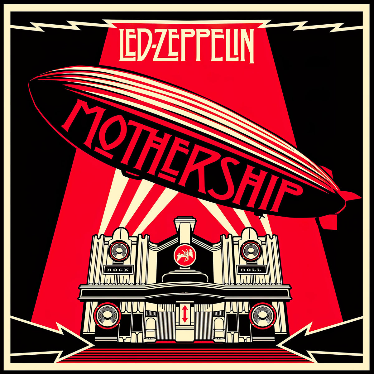 Led Zeppelin - Mothership cover art, deluxe vinyl box set, classic hard rock remaster