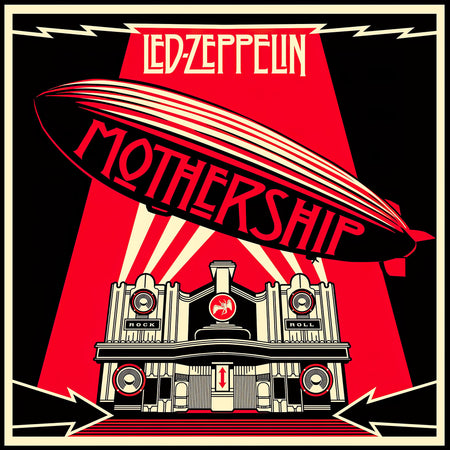 Led Zeppelin - Mothership cover art, deluxe vinyl box set, classic hard rock remaster