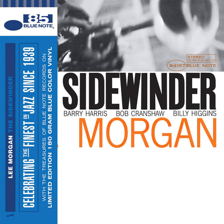 Lee Morgan - The Sidewinder album cover, Indie Exclusive 180g blue vinyl, hard bop Blue Note classic