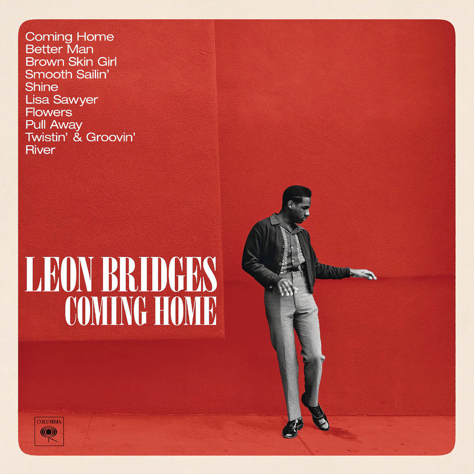 leon bridges, coming home, album cover, album art, vinyl, cover, cover art,