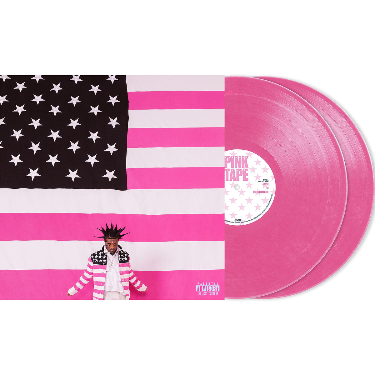 Lil Uzi Vert, Pink Tape, 2 LP, Pink Vinyl, colored vinyl, vinyl, cover, packshot