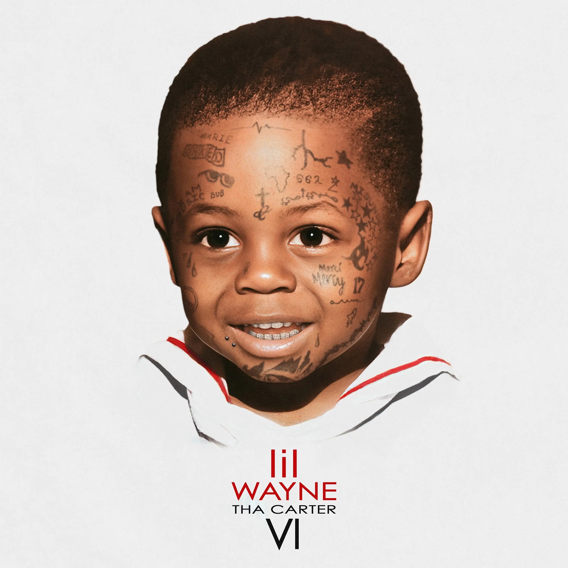 Lil Wayne - Tha Carter VI album cover, black vinyl LP, 2020s hip-hop and rap release.