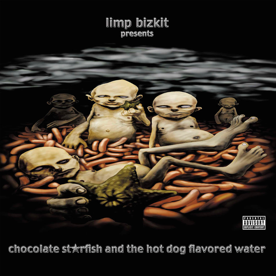 Limp Bizkit Chocolate Starfish and the Hot Dog Flavored Water cover art, limited edition 2LP, rap rock release, colored vinyl