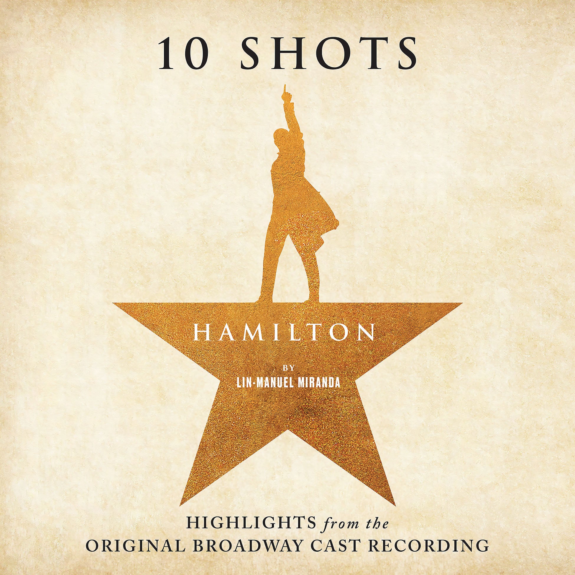 Hamilton: 10 Shots album cover, purple swirl vinyl LP indie exclusive, Burr's Vinyl special edition