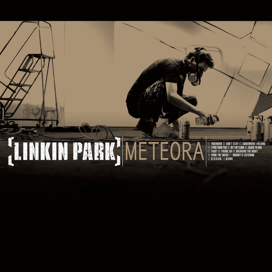 Linkin Park - Meteora album cover, gatefold vinyl edition, nu metal alternative rock 8x Platinum classic
