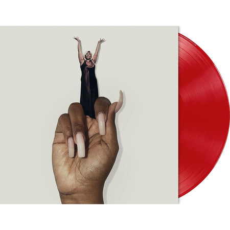 Lizzo Bitch packshot for the translucent red vinyl LP edition with 12-song album tracklist at ToucanRecords.com