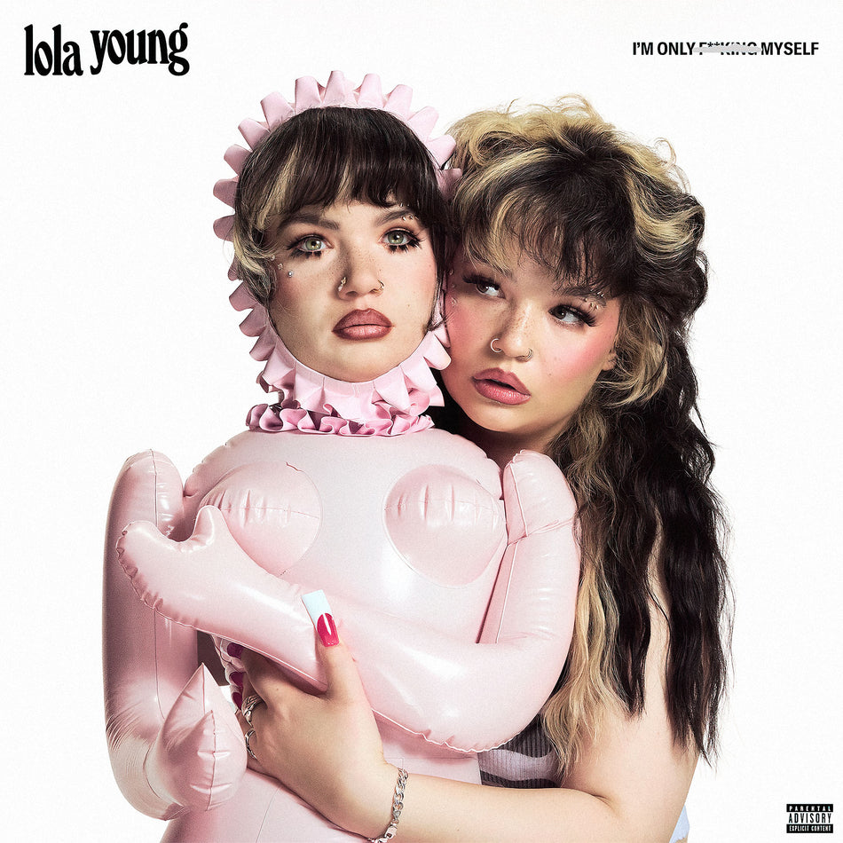 Lola Young - I'm Only F**king Myself album cover, basic pink vinyl LP, 2025 pop music