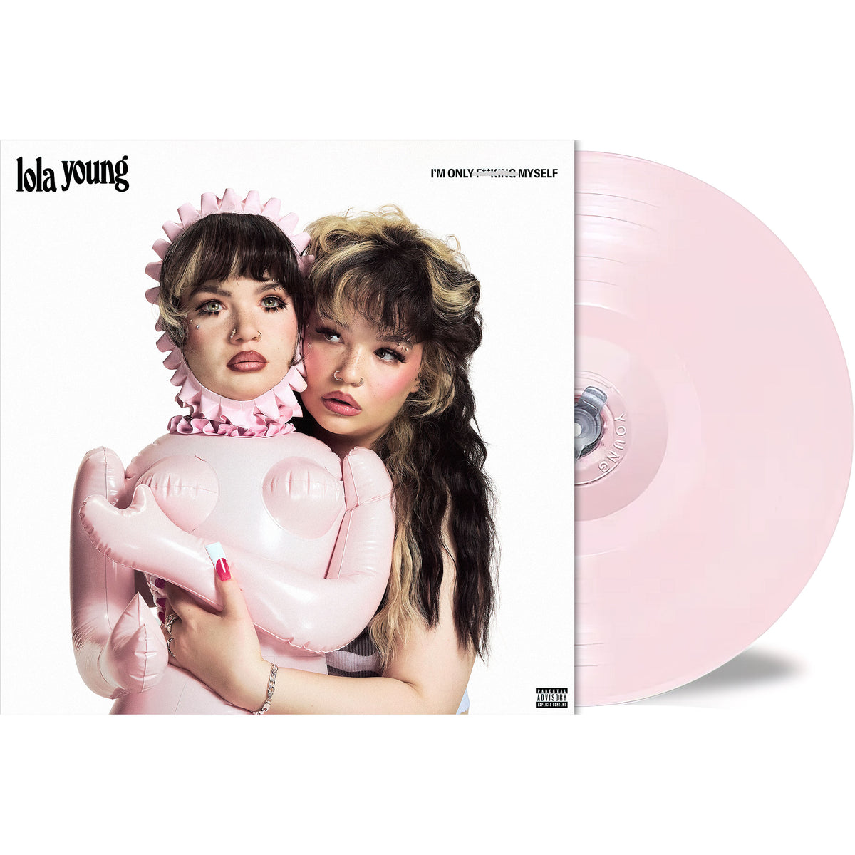 Lola Young - I'm Only F**king Myself packshot, basic pink vinyl, alternative pop