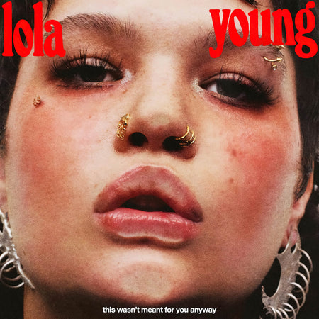 lola young, This Wasn't Meant For You Anyway, EU version, red Vinyl, colored vinyl, album cover, cover, vinyl, cover art,