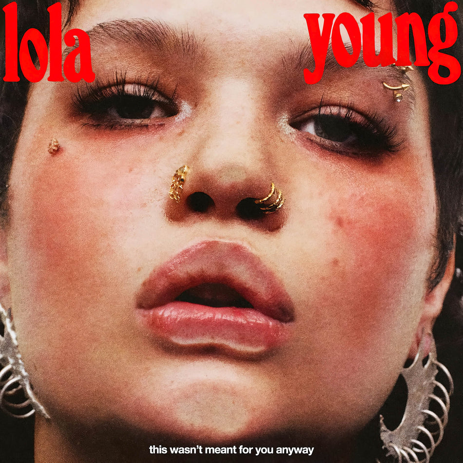 lola young, This Wasn't Meant For You Anyway, EU version, red Vinyl, colored vinyl, album cover, cover, vinyl, cover art,