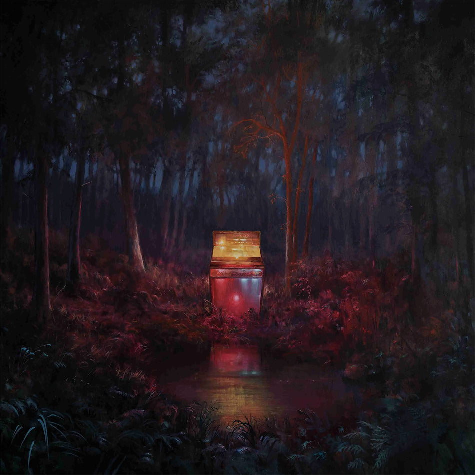 Lord Huron - Cosmic Selector Vol. 1 album cover, green with glow-in-the-dark splatter vinyl, indie exclusive, gatefold, at ToucanRecords.com